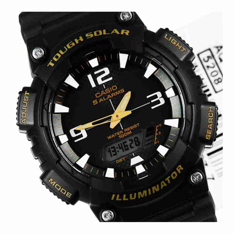 casio s810w set time