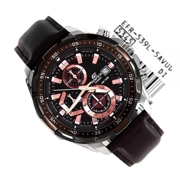 casio edifice 539 leather strap