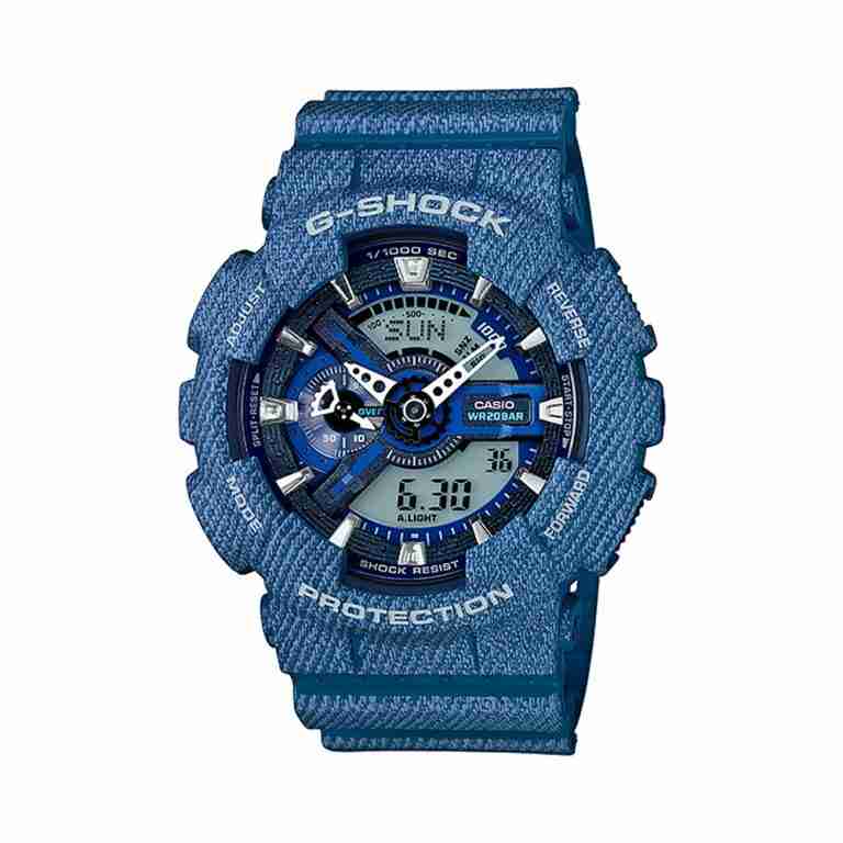 CASIO G-SHOCK 腕時計 GA110-DC デニム柄 - 時計