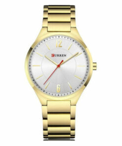 Curren 8280 Golden Stainless Steel White Dial Men's gift Watch