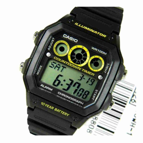 Alternative view of Casio AE-1300WH-1A – Multi-Timer Sports Digital Watch