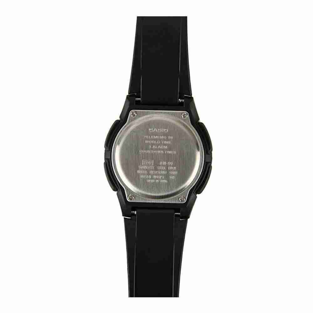 Casio AW-80-1AVDF Black Wrist Watch for Men - WatchCentre.PK