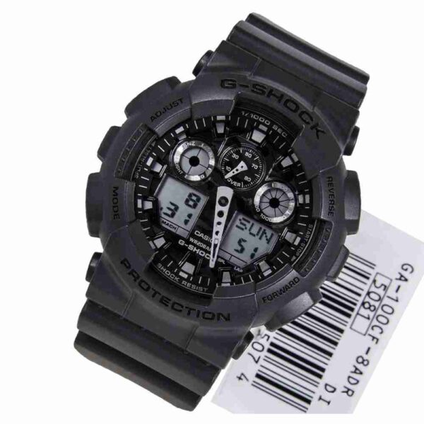 Casio G-Shock GA-100CF-8AD Black Men's Wrist Watch - Image 2