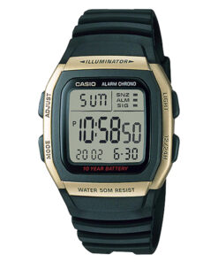 W-96H-9AV Casio Resin Band Youth Series Digital Dual time Wrist Watch