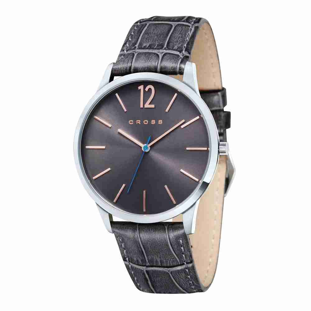 Cross CR8003-05 Brown Leather Men's Wrist Watch - WatchCentre.PK