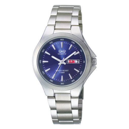 A164J212Y Blue dial Men's analog wrist watch by q&q Japan