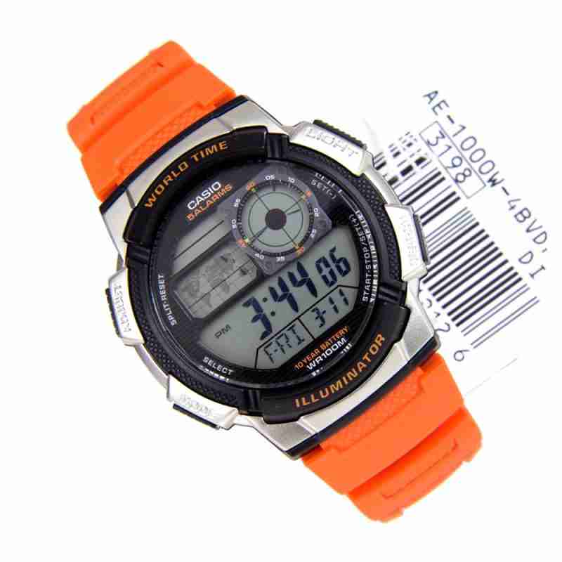 casio ae 1000w orange