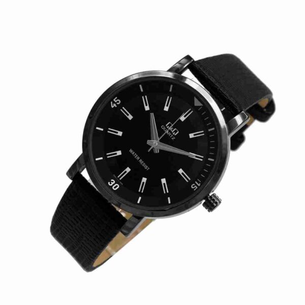 Q&Q Q892J502 Classic Analog Black Wrist Watch - Image 2