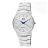 Q&Q Q398-201Y silver stainless steel white analog dial ladies wrist watch