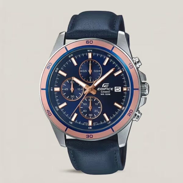 Casio Edifice EFR-526L-2AV Blue Chronograph Men’s Wrist Watch