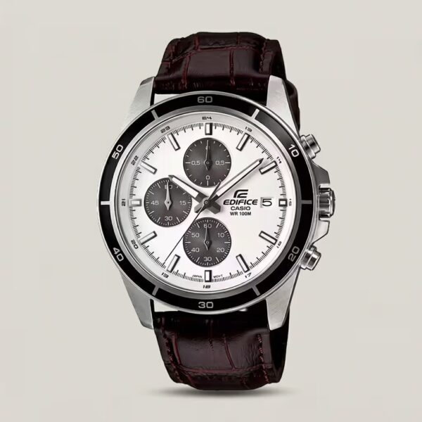 Casio Edifice EFR-526L-7AV White Chronograph Dial Men's Watch