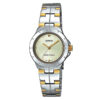 Casio LTP-1242SG-9CDF two tone stainless steel ladies wrist watch