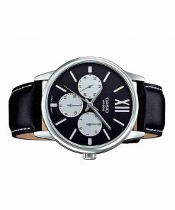 Casio MTP-E312L-1BV Black Dial Chronograph Men's Watch - Image 2