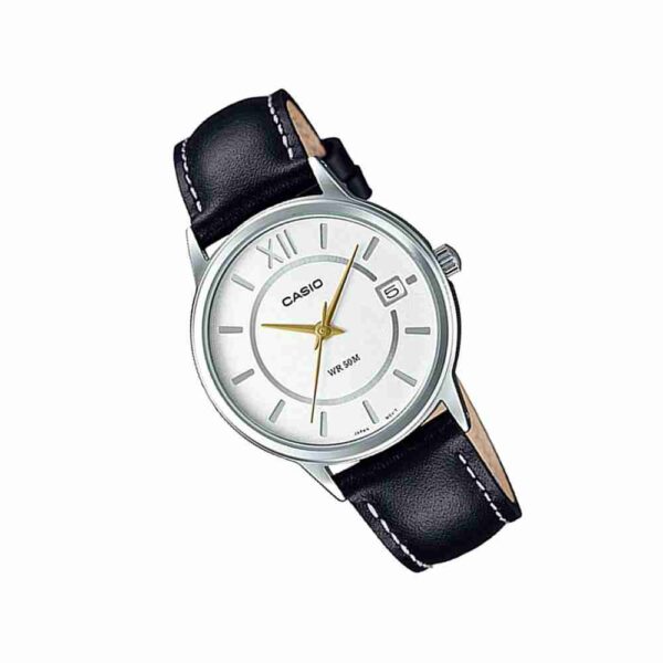 Casio LTP-E134L-1BVDF Analog Leather Ladies Wrist Watch - Image 3