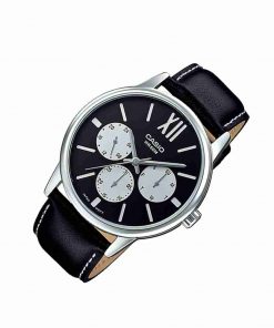 Casio MTP-E312L-1BV Black Dial Chronograph Men's Watch - Image 3