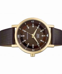Q&Q Q892J102Y Brown Dial & Strap Men's Wrist Watch - Image 2