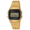 Casio A159WGEA-1DF Golden Chain Retro Digital Wrist Watch