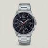 Casio MTP-1374D-1AV – Black Dial Stainless Steel Watch