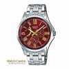 Casio MTP-E311DY-4AV Classic Stainless Steel Chronograph Red Dial Men's Watch Pakistan