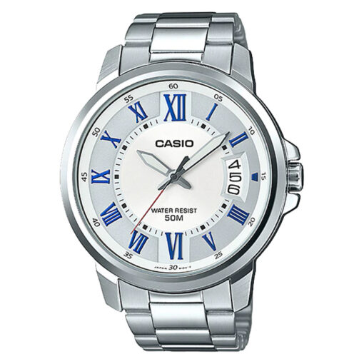 Casio MTP-E130D-7AV new look stylish white dial men's wrist watch Pakistan