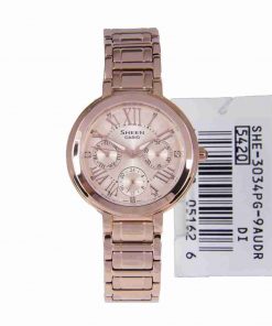 Shop for Casio SHE-3034PG-9AUDR Stylish Women's Analog Wrist Watch - Image 5