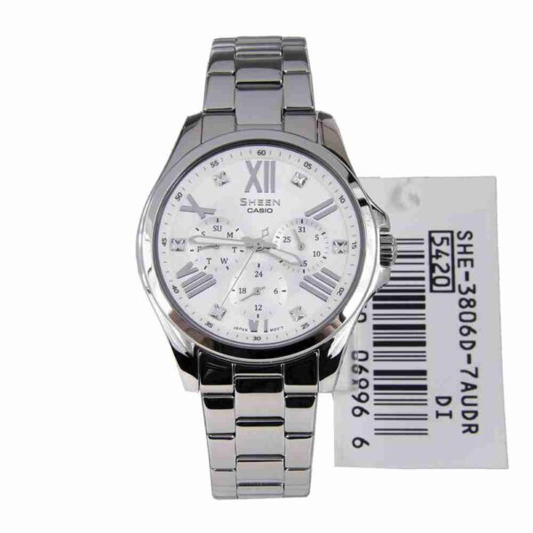 Shop for Casio SHE-3806D-7AUDR Stylish Women's Analog Wrist Watch - Image 3