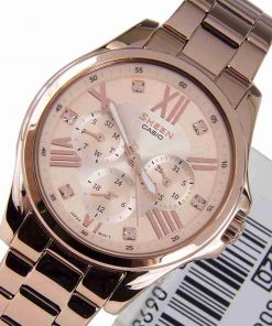 Shop for Casio SHE-3806PG-9AUDR Stylish Women's Analog Wrist Watch - Image 5