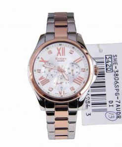Shop for Casio SHE-3806SPG-7AUDR Stylish Women's Analog Wrist Watch - Image 4