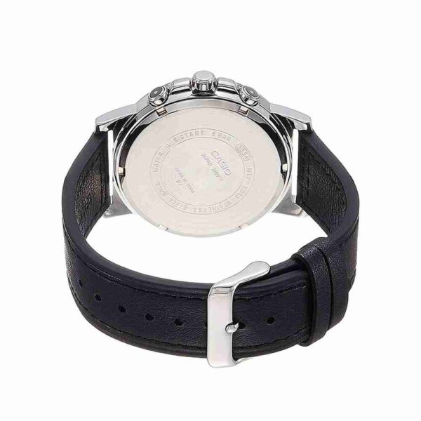 Casio MTP-E313L-2B1VDF Leather Strap Stylish Men's Wrist Watch - Image 4