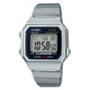 Casio-B650WD-1ADF silver stainless steel digital dial men's vintage wrist watch