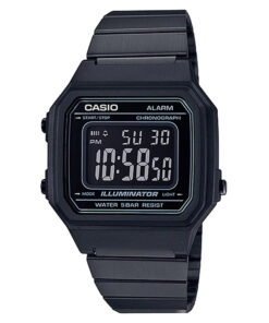 Casio b650wb-1b Black Chain Classic Vintage Series Digital Wrist Watch