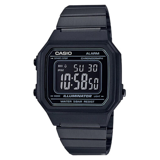 Casio b650wb-1b Black Chain Classic Vintage Series Digital Wrist Watch