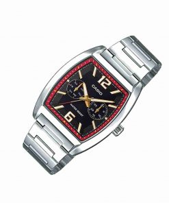 Casio MTP-E302D-1ADF Square Shape Chronograph Wrist Watch - Image 3