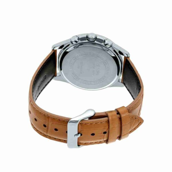 Casio MTP-E305L-7A2VDF Chronograph Genuine Leather Strap Watch - Image 3