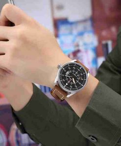 Navy Force Sporty Analog Black Dial Wrist Watch - Image 5