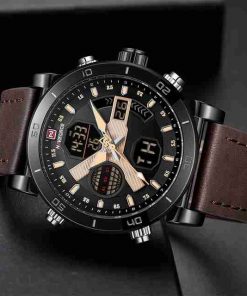 Navi Force Dual Time 2019 Latest Edition Wrist Watch - Image 2