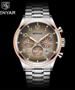 Benyar Executive Edition Brown Dial Chronograph Watch - Image 3