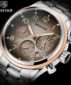 Benyar Executive Edition Brown Dial Chronograph Watch - Image 2