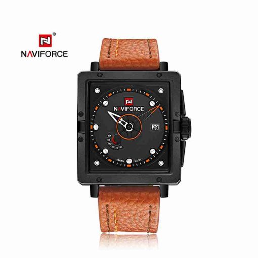 NF-9065-brown-leather-square-military-watch