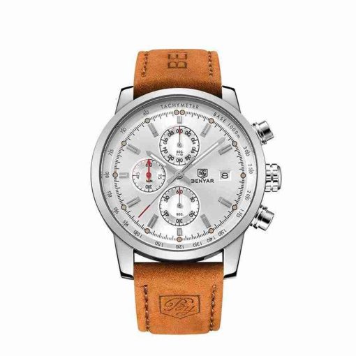 benyar-by-5102-camel-leather-silver-chrono-wc