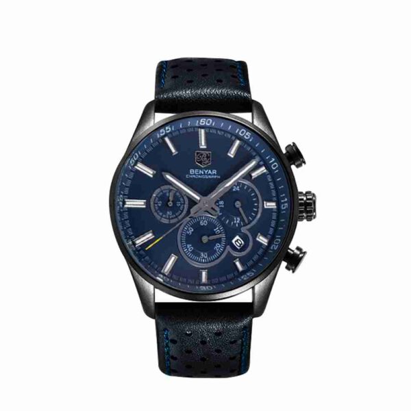benyar-by5108-blue-leather-chrono-wc