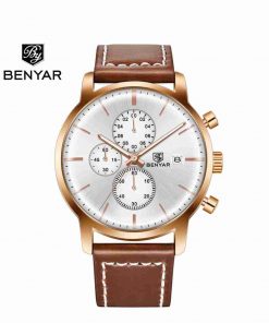 benyar-by5146-brown-leather-silver-chrono-wc