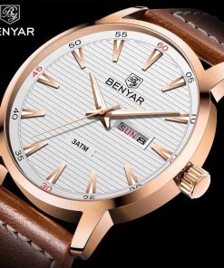 Benyar Formal Edition Brown Leather Analog Watch - Image 2