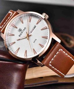 Benyar Formal Edition Brown Leather Analog Watch - Image 5