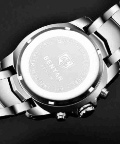 Benyar Chronograph Exclusive Edition Blue Dial Wrist Watch - Image 4