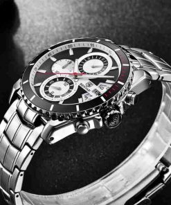 Benyar Black Dial Chronograph Exclusive Edition Wrist Watch - Image 4