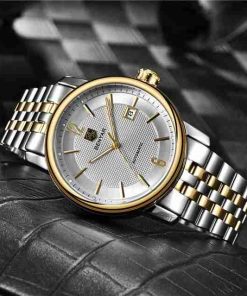 Benyar Two Tone Executive Automatic Chain Wrist Watch - Image 5