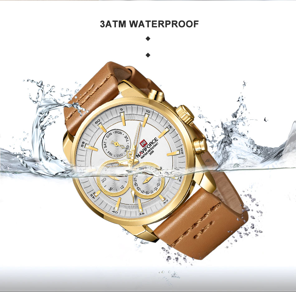 NaviForce-NF9148 men's luxury water resistant hand watch