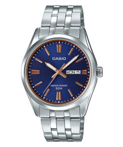 Casio MTP-1335D-2A2V Silver Stainless Steel Chain classic Blue Dial Men's Wrist Watch in Pakistan