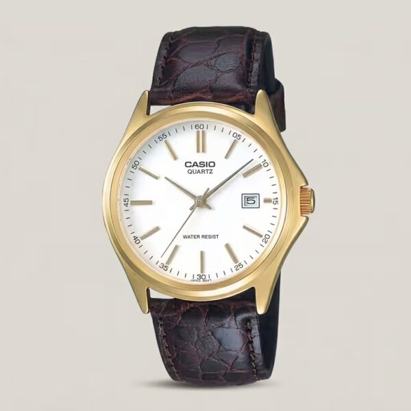 casio-mens-gold-tone-white-dial-brown-leather-date-watch.